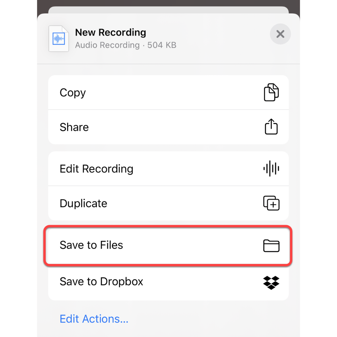 Screenshot of voice memo save to files.png