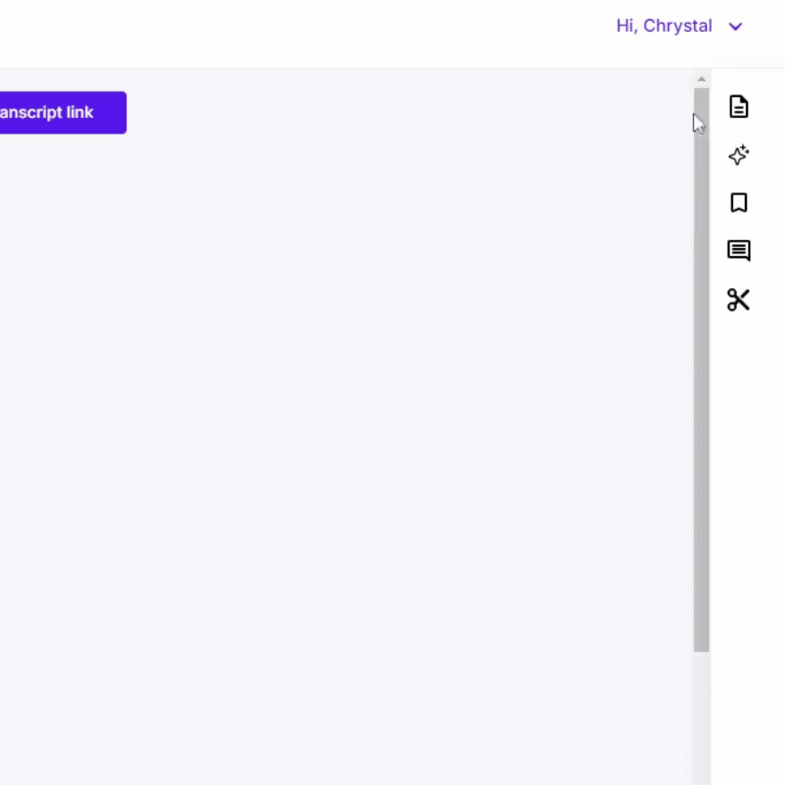 Screencast of bottom side panel menu.gif