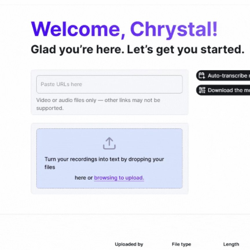 Screencast of paste a URL.gif